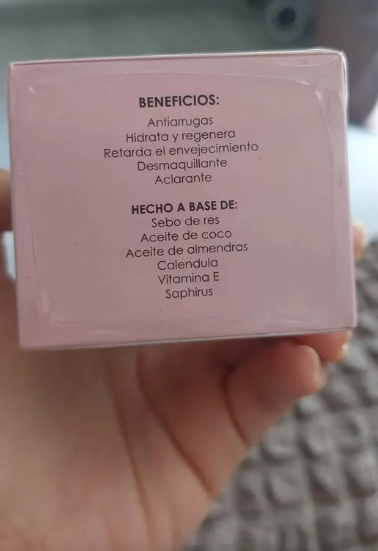 JABON GLICERINA CON SEBO de la marca Saphirus. 110 g